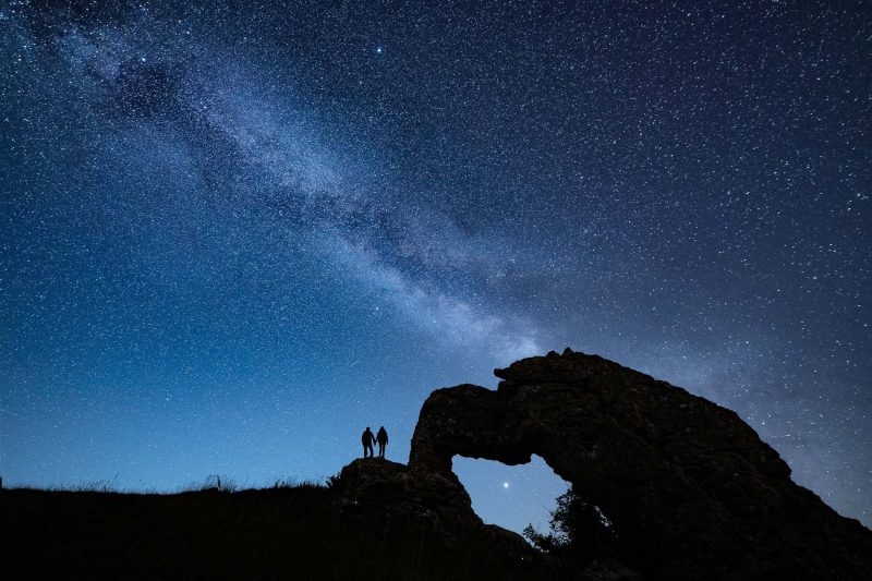 Sous les étoiles - Série Paysages nocturnes de Carole Reboul