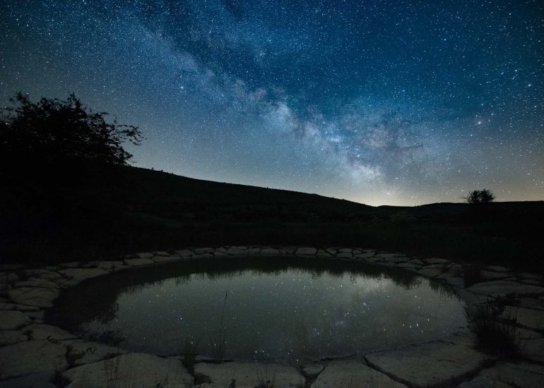 carole reboul paysage nuit cevennes